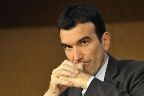 Il ministro delle Politiche Agricole e Alimentari Maurizio Martina a Rosarno