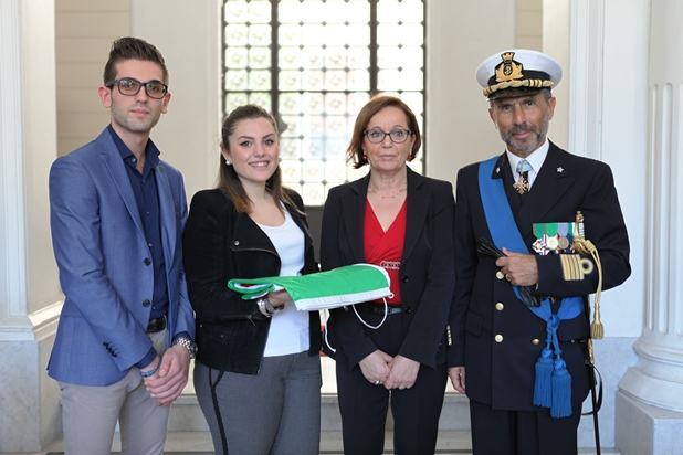 Il Tricolore Nazionale al Dirigente Scolastico dell’ITT “Panella Vallauri”