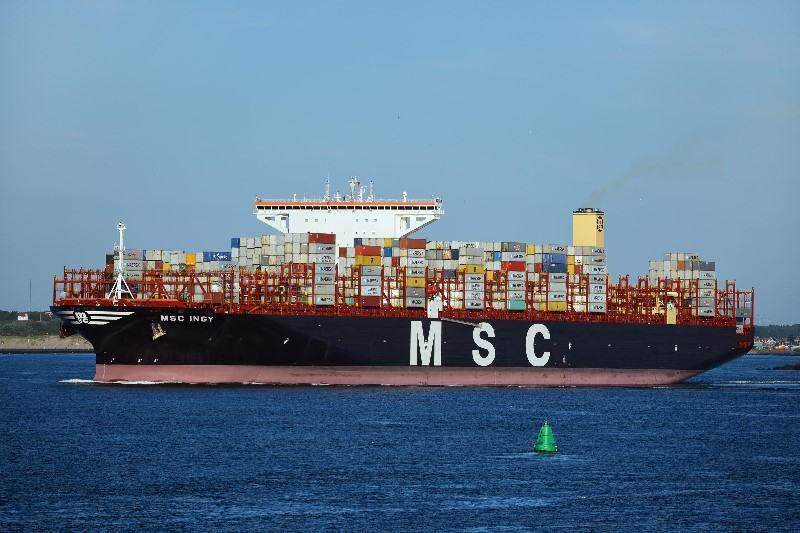A Gioia Tauro la Ingy, la nave più grande di Msc