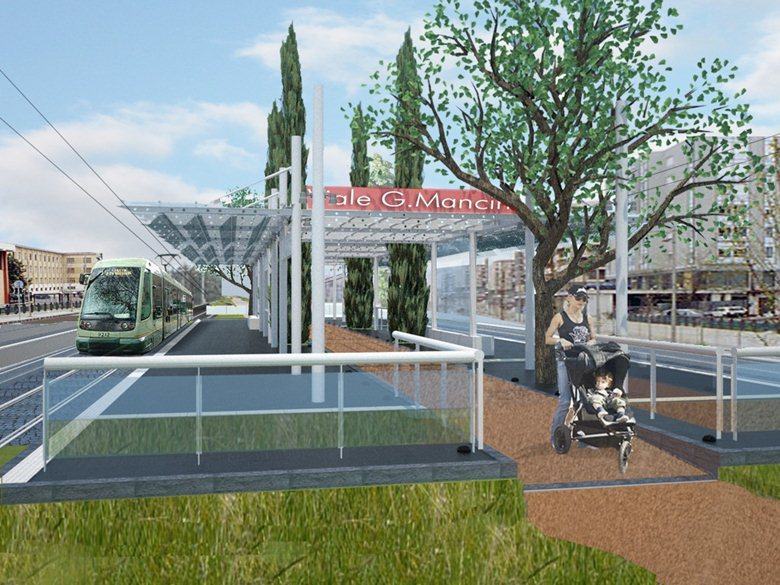 Metro leggera Cosenza-Rende-Unical, immagine del progetto della metropolitana di superficie