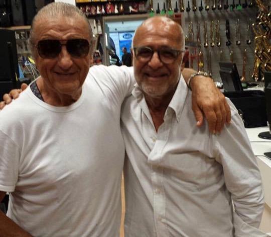 Claudio Noto insieme a Tony Renis