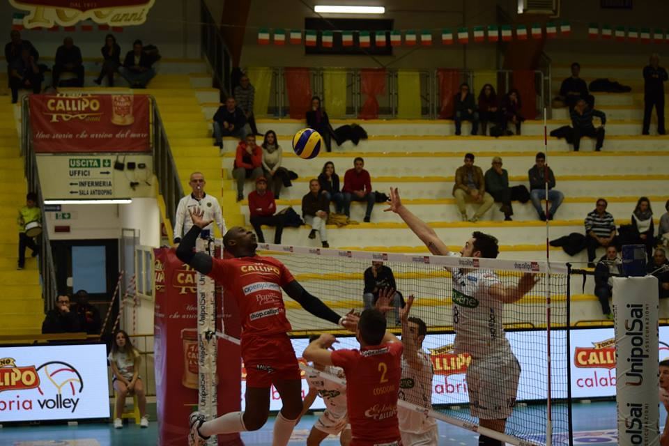 Bella sfida per la Tonno Callipo contro il Gi Group di Falasca