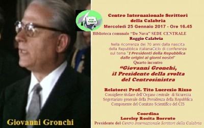 Manifesto - Presidente Giovanni Gronchi (1)