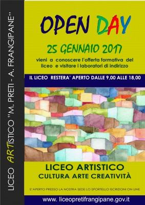 manifesto secondo open 2017