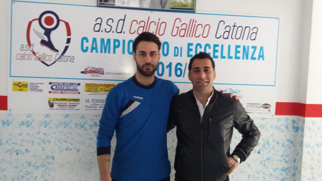 ASD Calcio Gallico-Catona ufficializzazione Gabriele Parisi