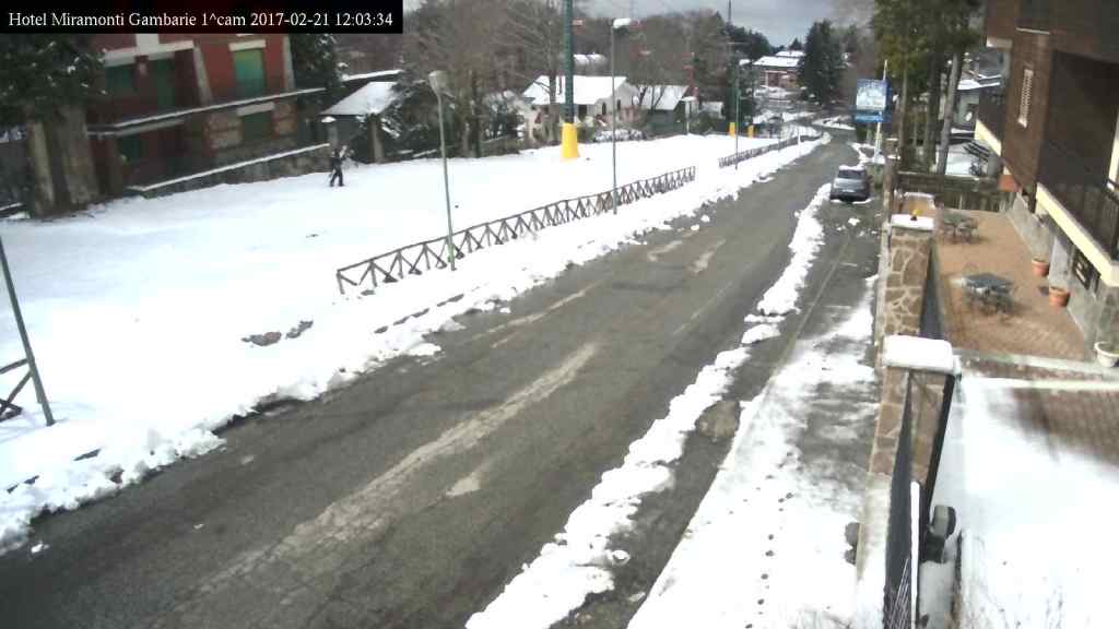 Ondata di freddo, piste innevate a Gambarie