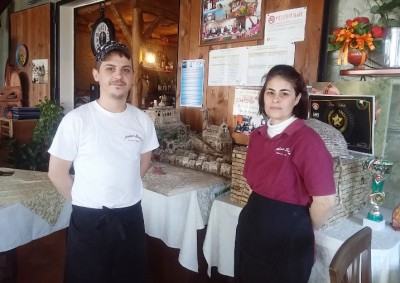 Gregorio Tralongo (chef) e Angelina Pirrotta (ristoratrice)