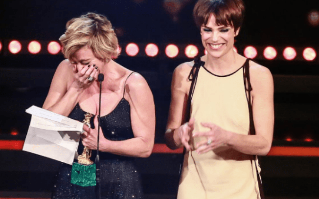 David di Donatello 2017: lacrime di gioia di Valeria Bruni Tedeschi