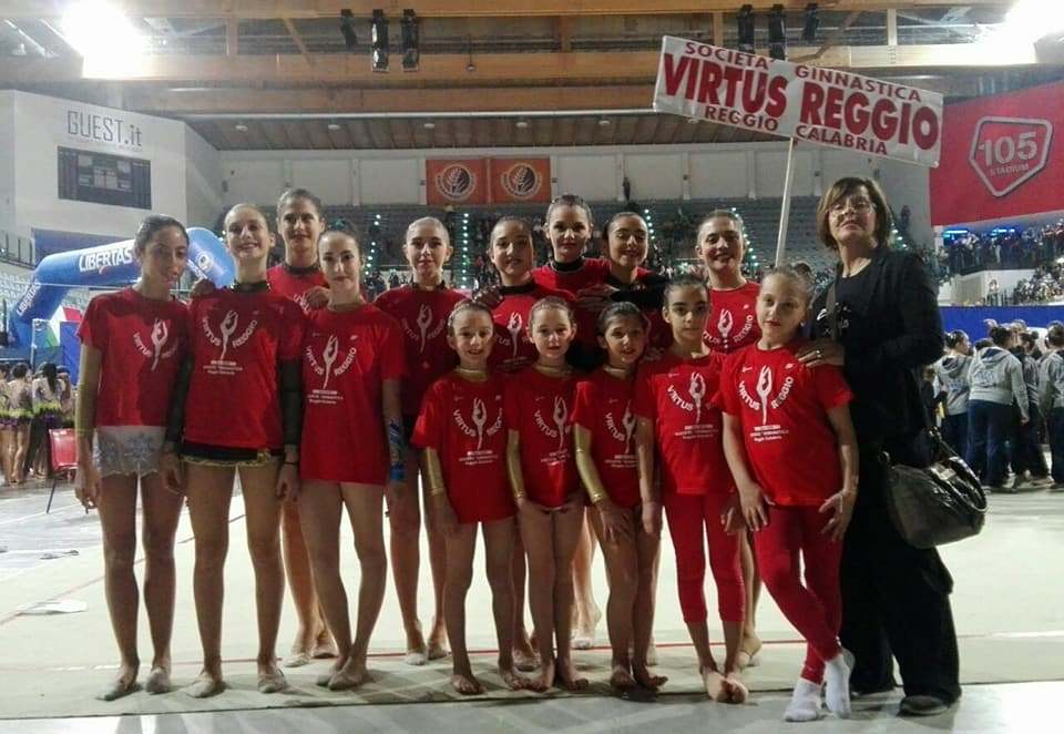 Trionfo per la Virtus Reggio Ginnastica alle Nazionali di Rimini