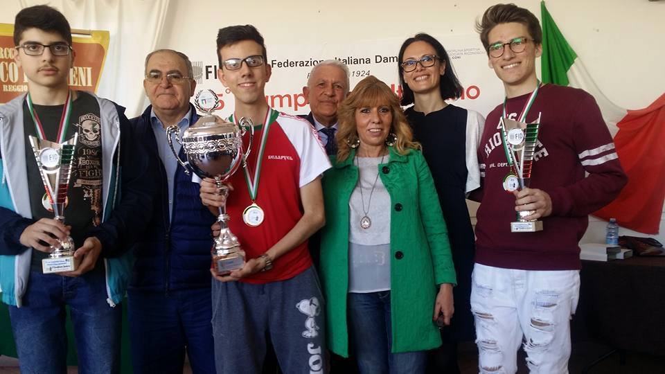 Campionato italiano di dama internazionale, grande successo per i reggini