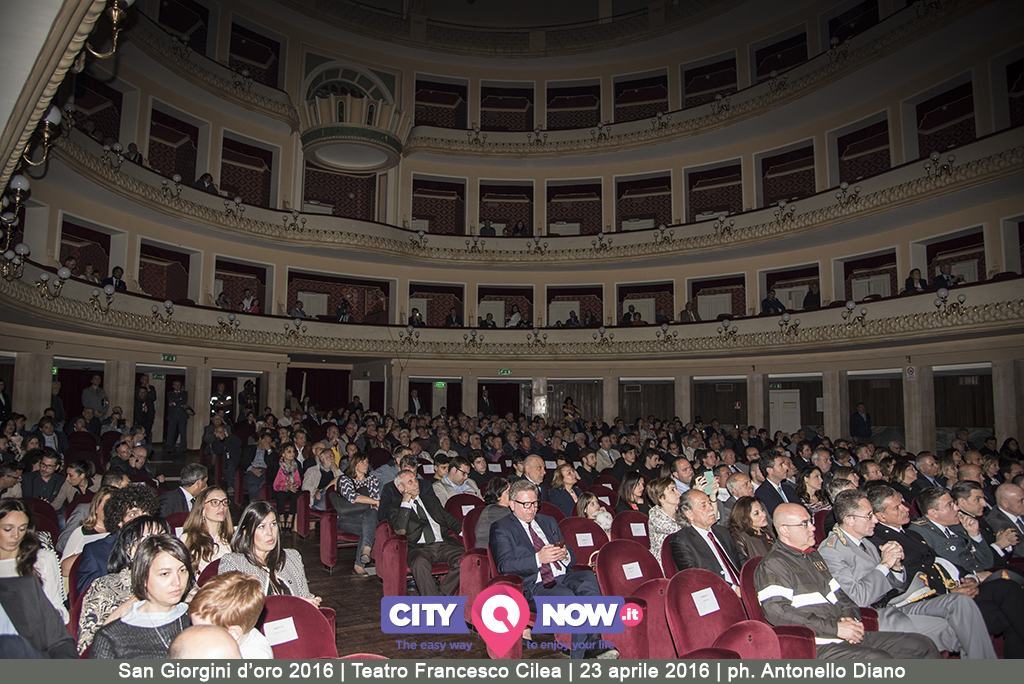Al Teatro Cilea la consegna del premio “San Giorgio d’oro della Città di Reggio Calabria”