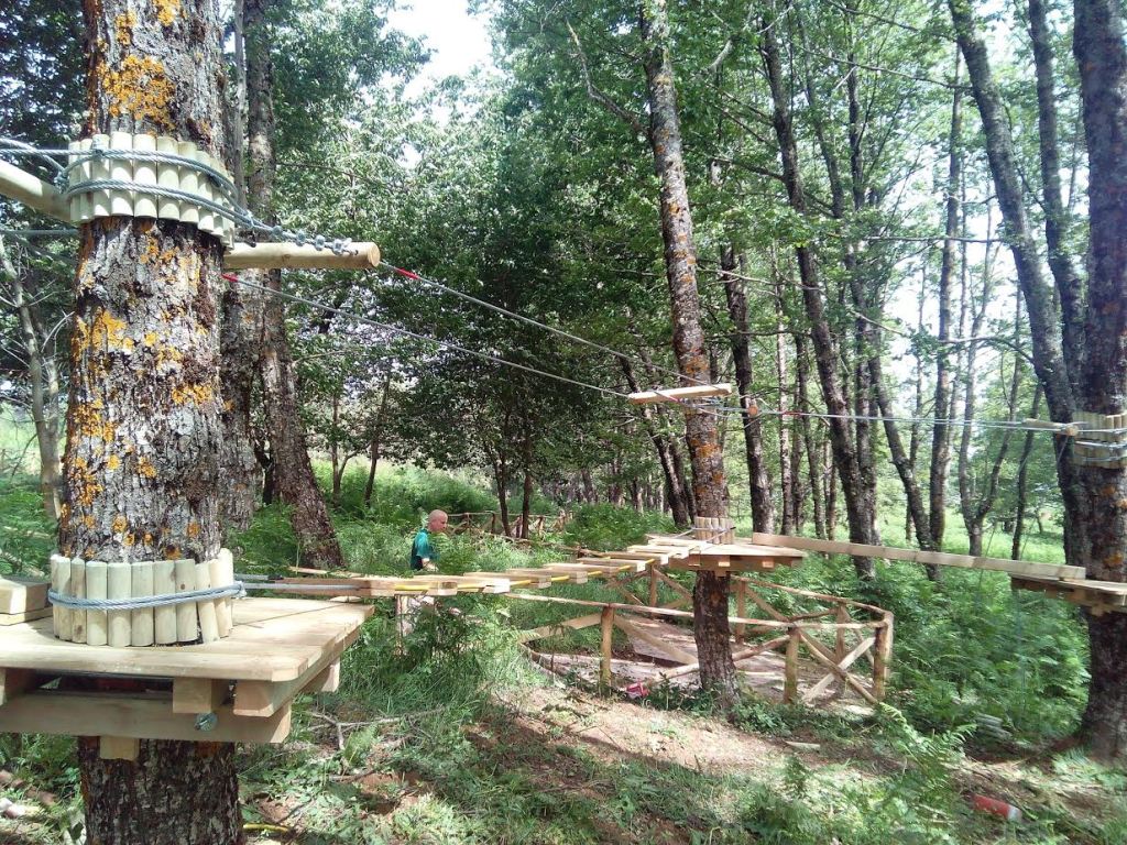 Gambarie, a Forge è pronto il Parco Avventura