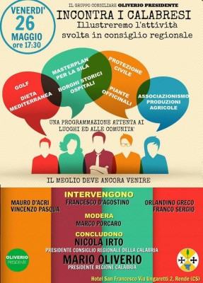 Gruppo Oliverio Presidente