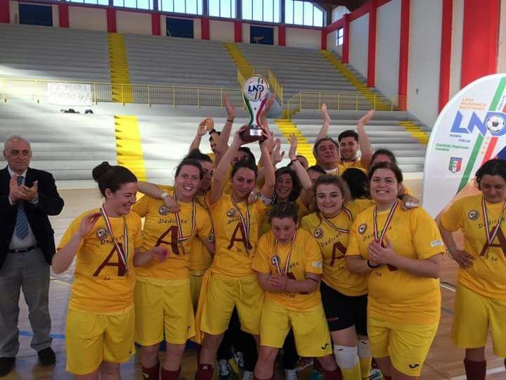Grande gioia per il risultato della Asd Futsal Reggio femminile