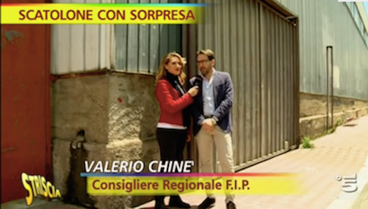 Impiantistica sportiva a Reggio, Valerio Chinè a “Striscia la Notizia” – VIDEO