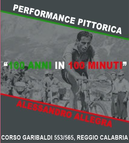 Performance pittorica “100 anni in 100 minuti”