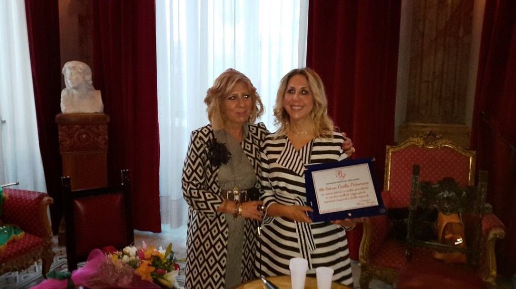 Cecilia Primerano, giornalista RAI, premiata dalla Biesse