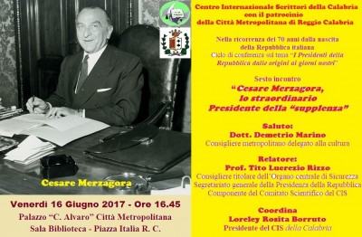 Foto manifesto - Cesare Merzagora lo straordinario presidente