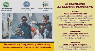 Foto manifesto -Il contrasto al traffico di migranti - 2