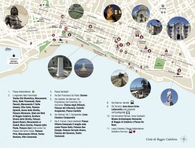 Mappa luoghi da visitare