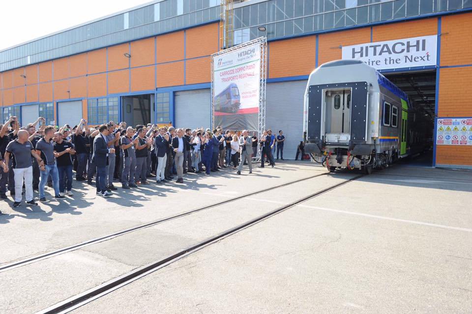 Reggio gioiello del gruppo Hitachi Rail, realizzate le vetture per i treni Vivalto – FOTO