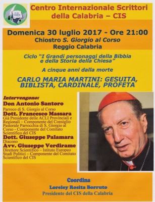 Foto manifesto - Carlo Maria Martini -