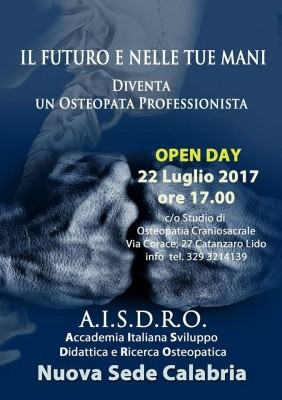 IL FUTURO E' NELLE TUE MANI DIVENTA UN OSTEOPATA PROFESSIONISTA
