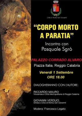 invito presentazione Corpo morto a paratia
