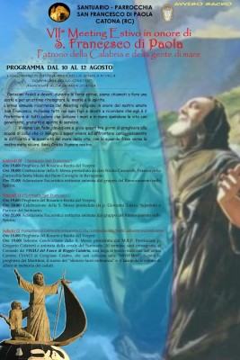 locandina meeting san francesco da paola