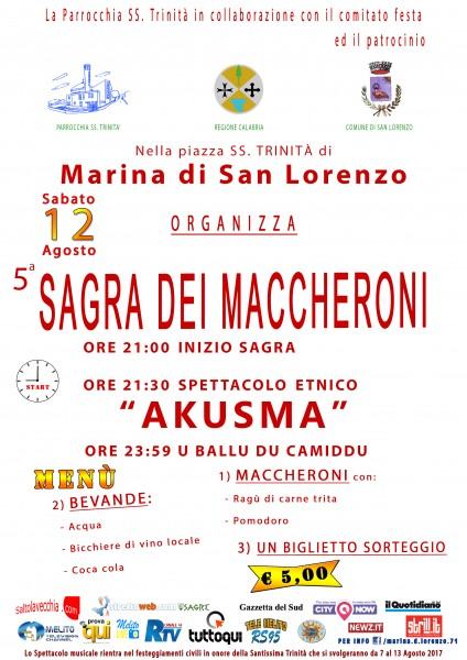 locandina sagra 2017