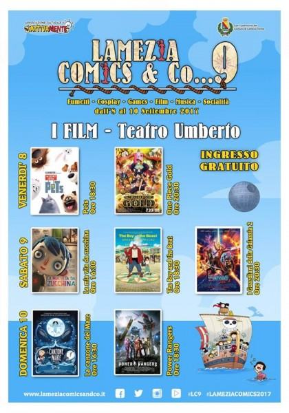 Locandina Film Lamezia Comics 2017