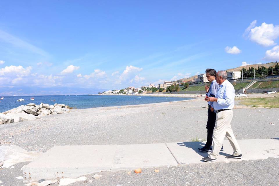 Falcomatà: “Consegnati i lavori per messa in sicurezza del costa di Bocale”