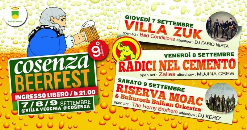 locandina Cosenza beer fest
