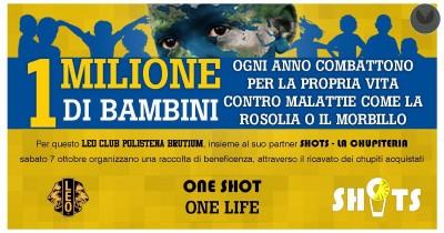 20171008_Polistena (RC), serata di beneficenza organizzata dal Leo Club e “Shots, la chupiteria” per l’acquisto di vaccini_01Locandina