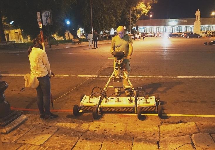 Piazza Garibaldi, georadar in azione per lo studio del sottosuolo
