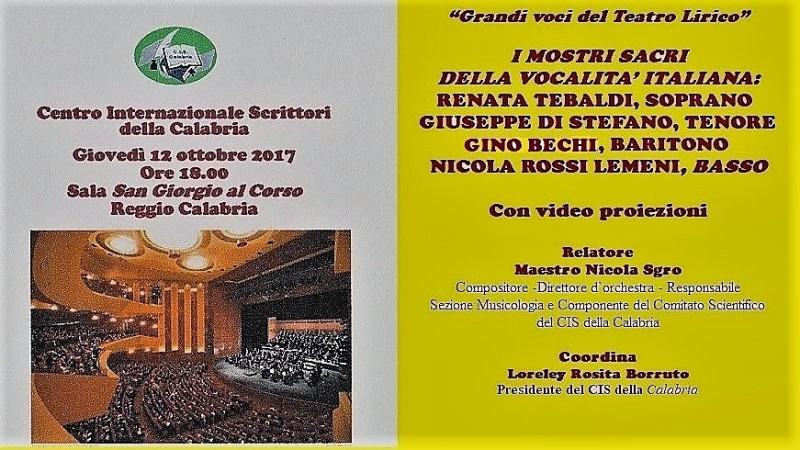 Foto manifesto - I mostri sacri della lirica italiana