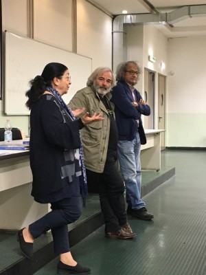 Pina Lalli, Pino Bertelli e Francesco Mazza