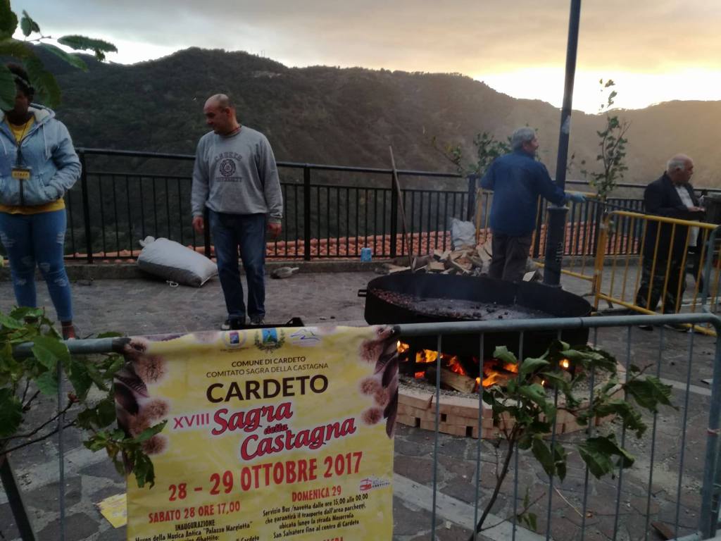 Successo per la XVIII Sagra delle castagne a Cardeto