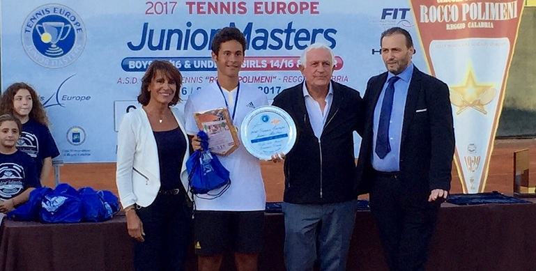 Tennis Europe Master a Reggio Calabria, Luca Nardi campione under 14