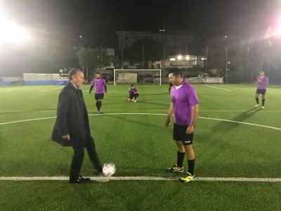 vicario questura calcio di inizio Interforze