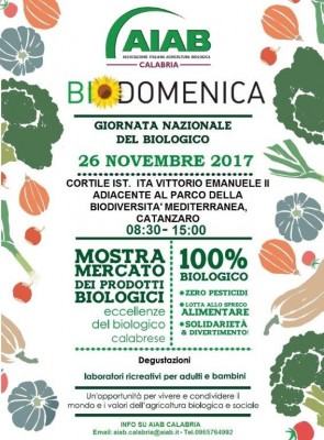 LOCANDINA BIODOMENICA AIAB CALABRIA