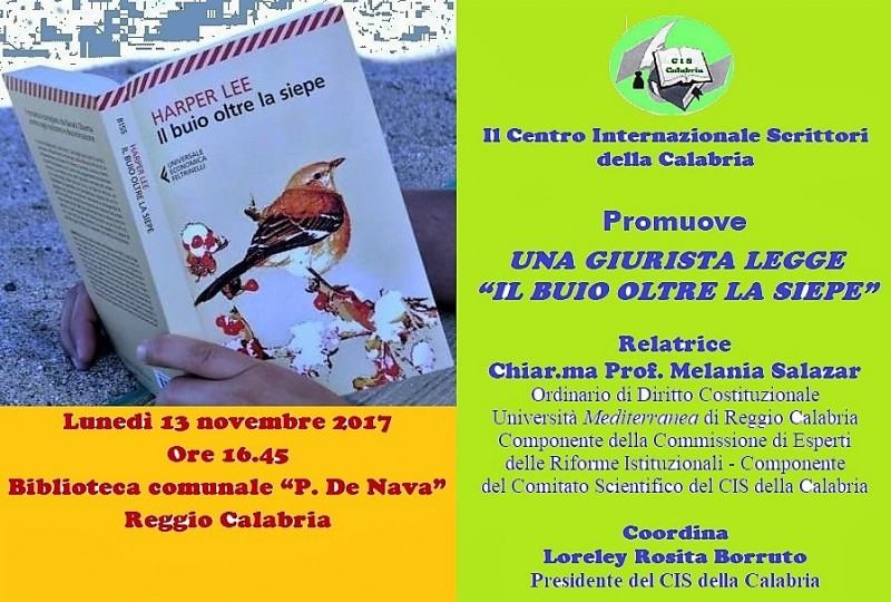 Manifesto - Una giurista legge - Il buio oltre la siepe