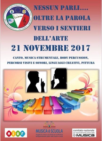 RC - Musica è scuola La locandina dell'ic Falcomatà Archi