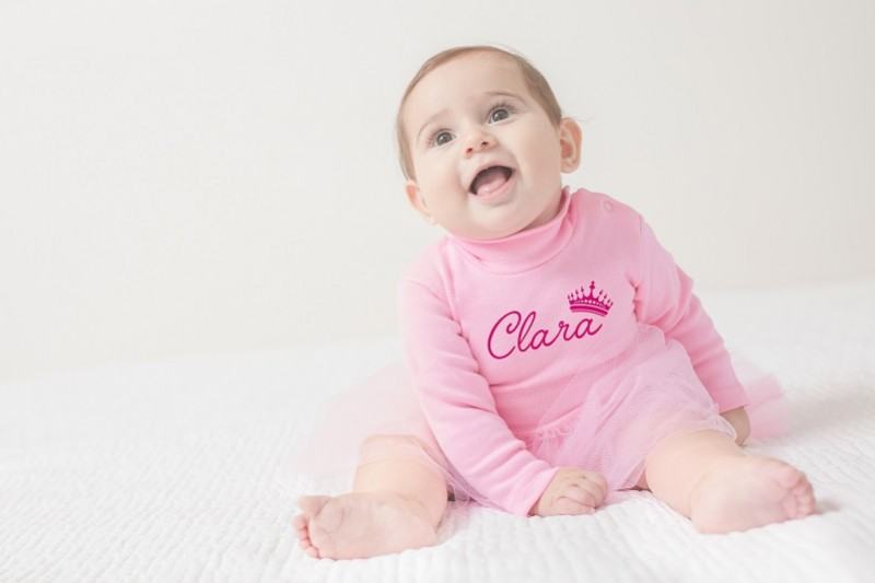 abitino neonata bis personalizzabile con nome