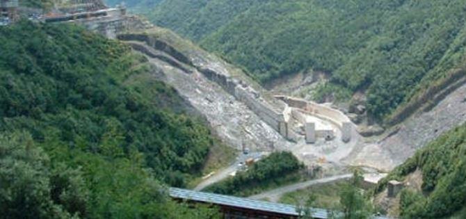 Gargano su Diga del Melito