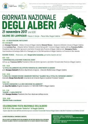 locandina giornata dell'albero 21
