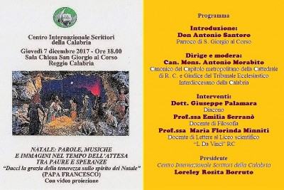 Foto manifesto Natale parole, musiche e immagini