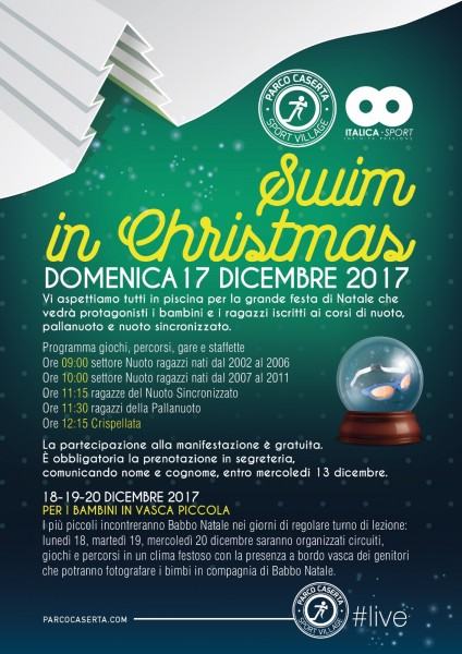 swim in christmas