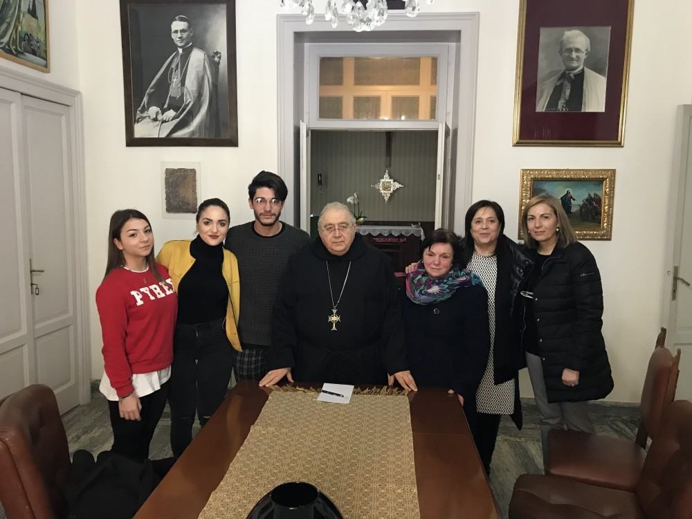 Il Vescovo Morosini incontra una delegazione del “Piria”