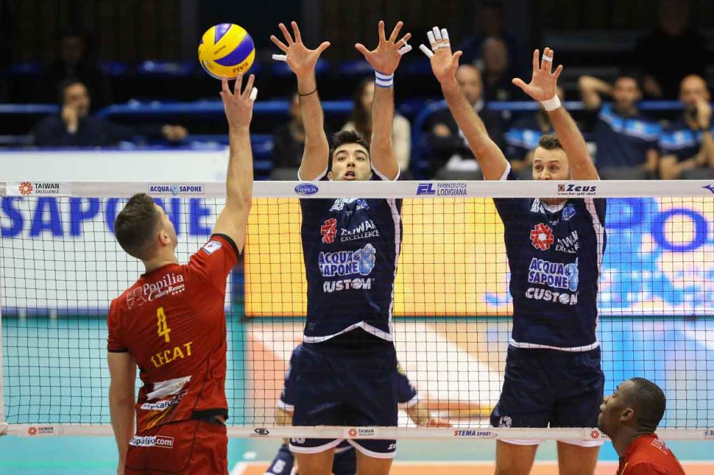 Volley – Tonno Callipo ko in tre set a Latina